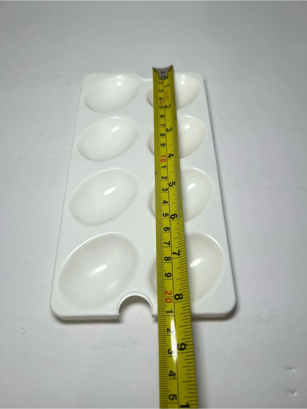 Tupperware 665-6 Deviled Egg Tray Keeper Inserts Holds 8 Eggs Replacement White
